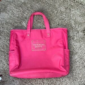 Victoria's Secret Bright Pink Tote Bag